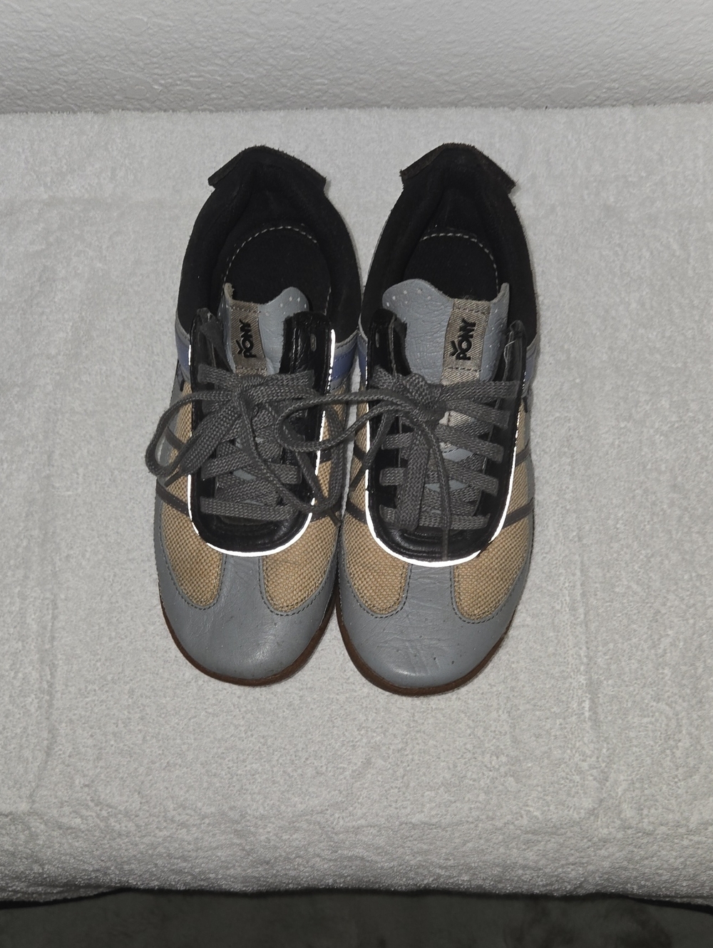 Pony Dash Low Top Athletic Sneakers with Reflective Detail